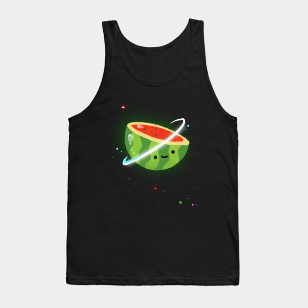 Space melon Tank Top by pikaole